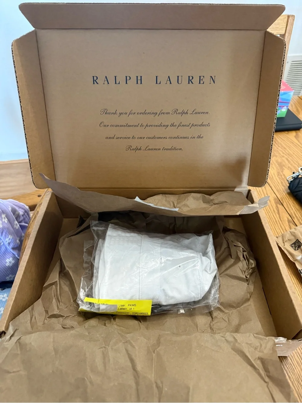 Polo Ralph Lauren clean white